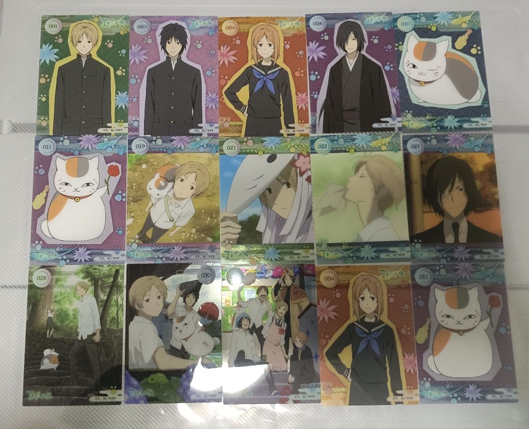 夏目友人帳 伍　ウエハース　カード 13柄計15枚セット