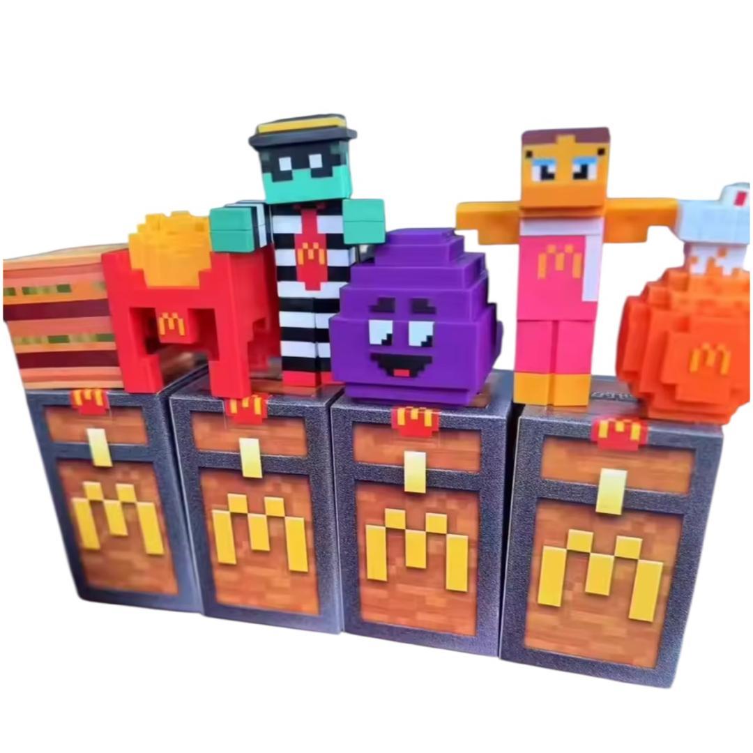 ◆新品◆コンプ◆海外限定マクドナルド キャラクター マイクラ コラボ フィギュア