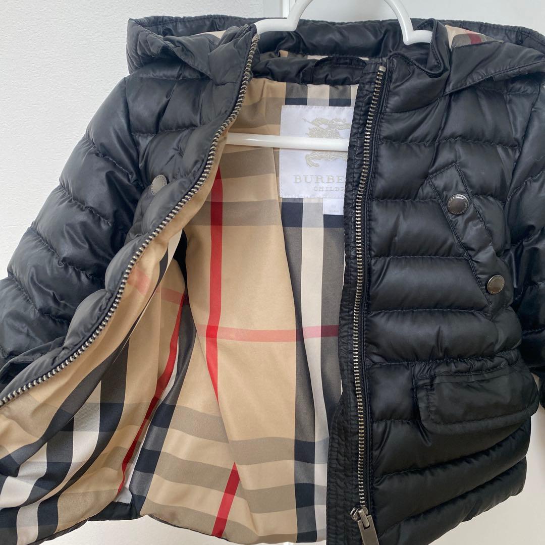 バーバリー ダウンコート 黒 92cm最終値下げ