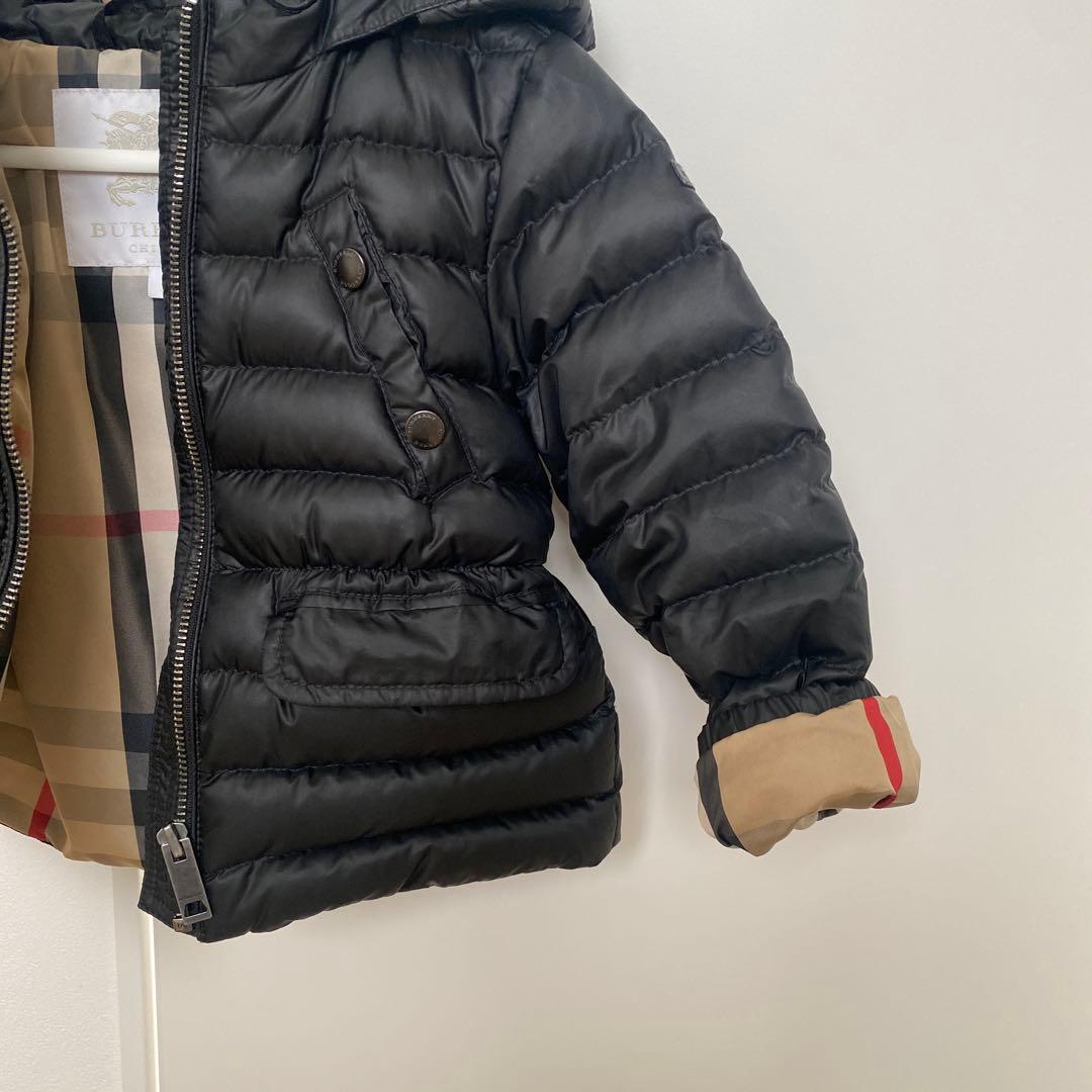 バーバリー ダウンコート 黒 92cm最終値下げ