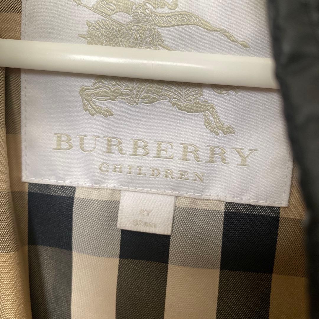 バーバリー ダウンコート 黒 92cm最終値下げ