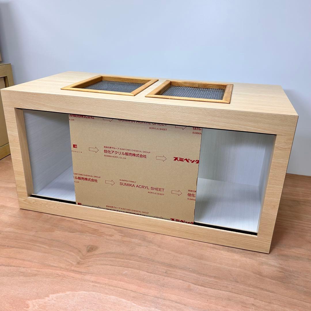 木製　爬虫類ケージ｜小動物　メラミン化粧板　飼育ゲージ　ハンドメイド