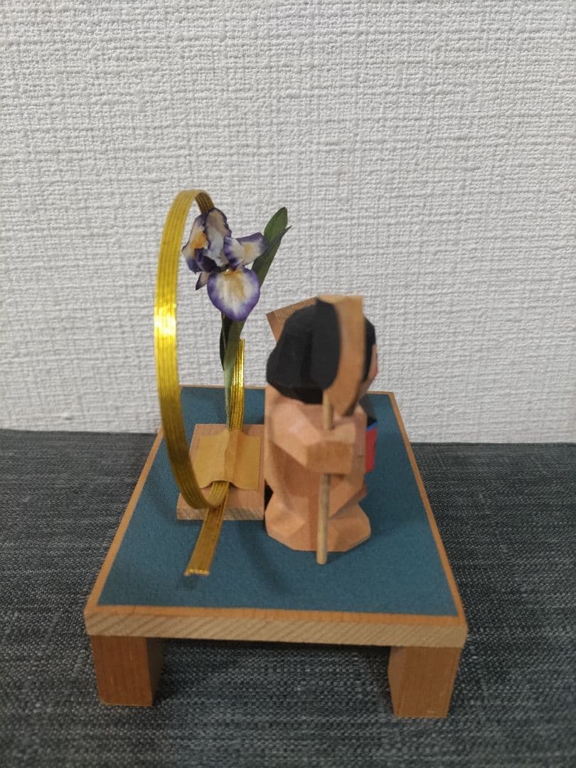 南雲工房　伊予一刀彫　皐月人形　五月人形　金太郎　木彫り　美品　工芸品　レア
