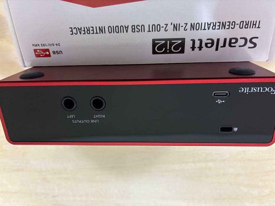 Focusrite Scarlett 2i2 gen. 3 第3世代
