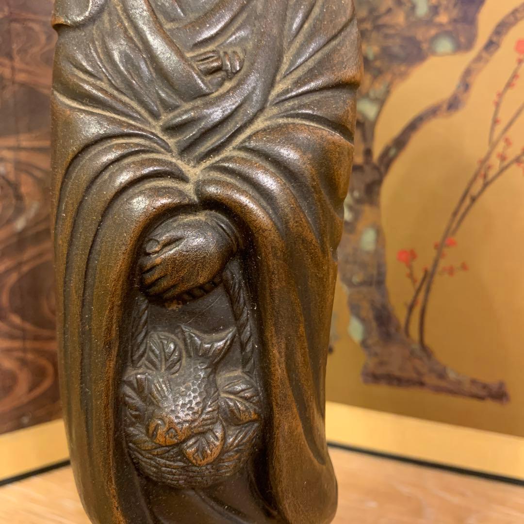 アンティーク　観音様　守護仏 縁起置物  1体