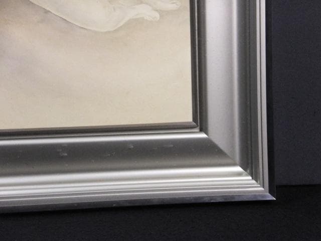 島内史郎　落款印譜 共シール『裸婦』日本画 紙本に岩絵具彩色 8号 0718D