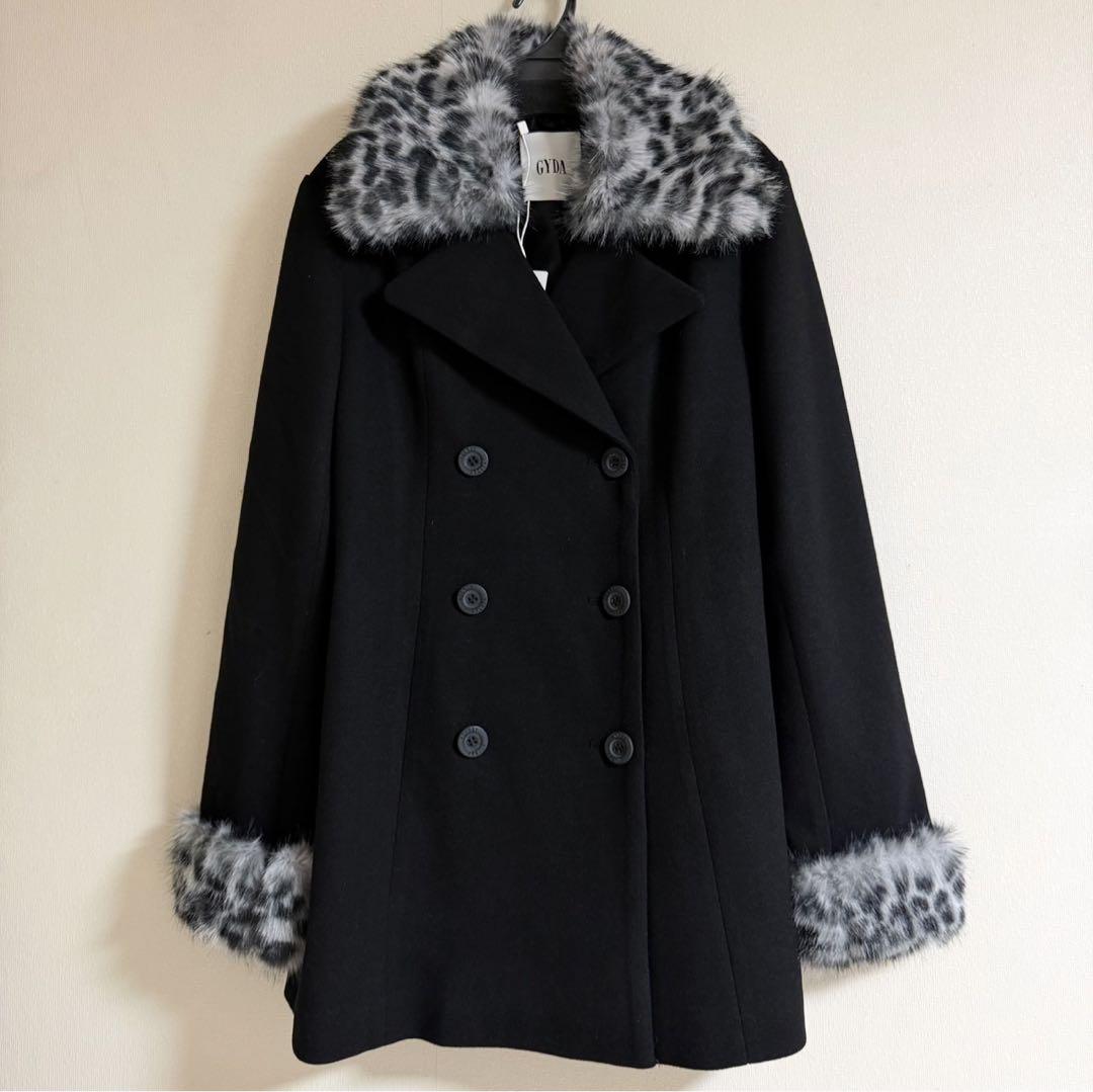 ❤︎未使用❤︎GYDA/ジェイダ☆ベルト付きタイトファーコート