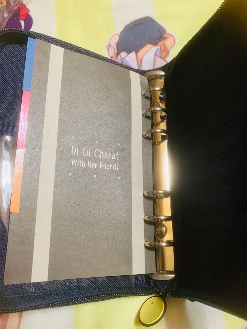 デ・ジ・キャラット デニム ポーチ 財布 でじこ ケース 手帳　バインダー