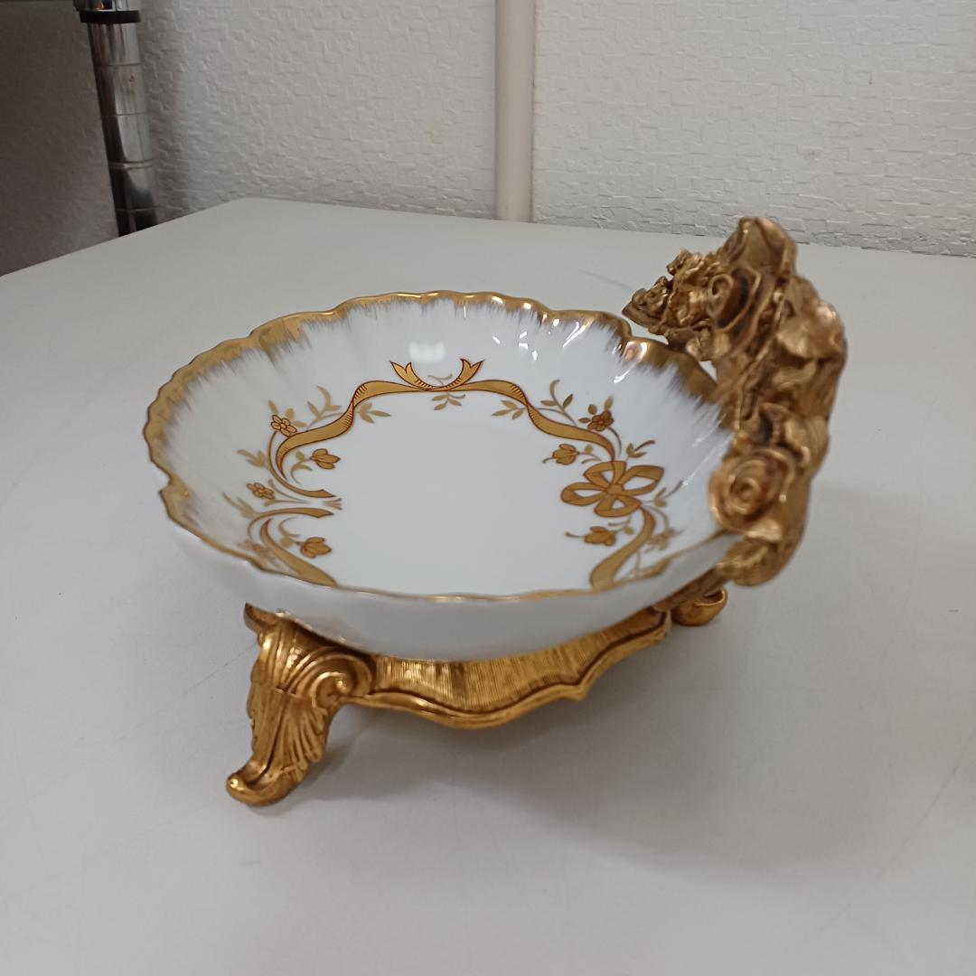 ML127　マトソン　ローズソープトレイ　ソープディッシュ　アンティーク調