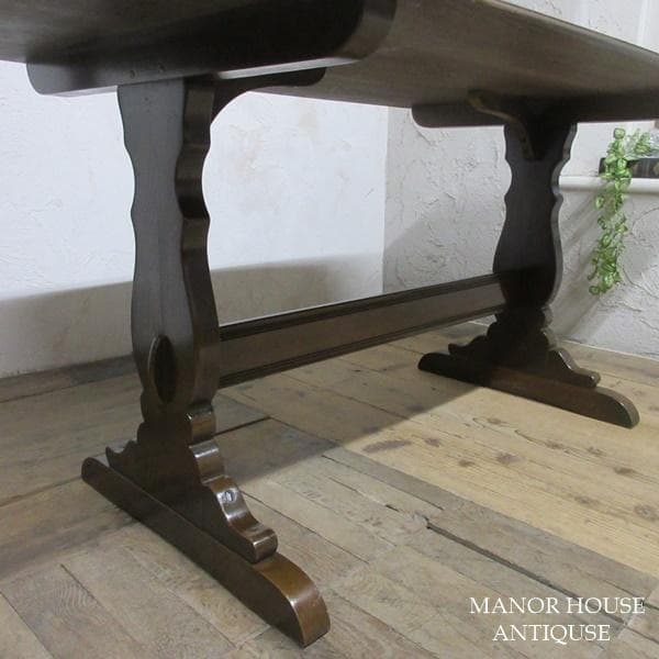 イギリス アンティーク 家具 ダイニングテーブル リフェクトリー 6247d