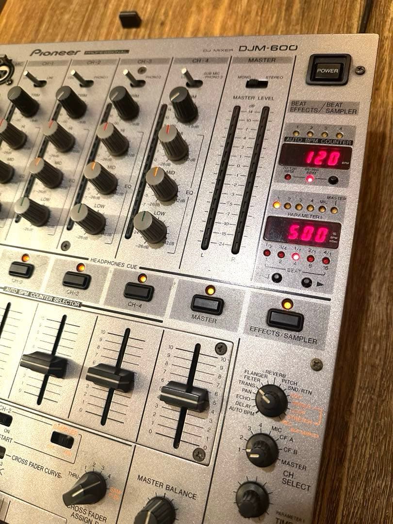 Pioneer DJM-600 DJミキサー (ジャンク品)