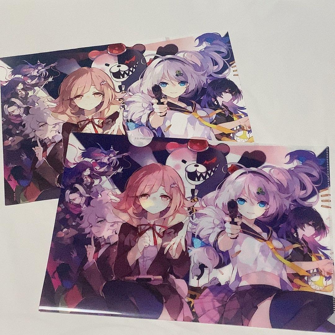 ダンガンロンパ 崩壊学園 コラボ クリアファイル チラシ