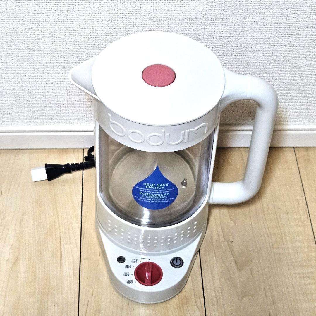 希少 ボダム BODUM 電気ケトル 1100ml ホワイト 11659-913