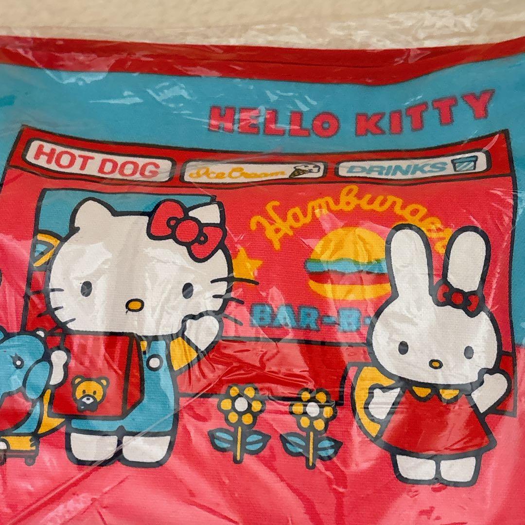 希少レア　未開封当時物！ハローキティお弁当袋(特大)1984年製