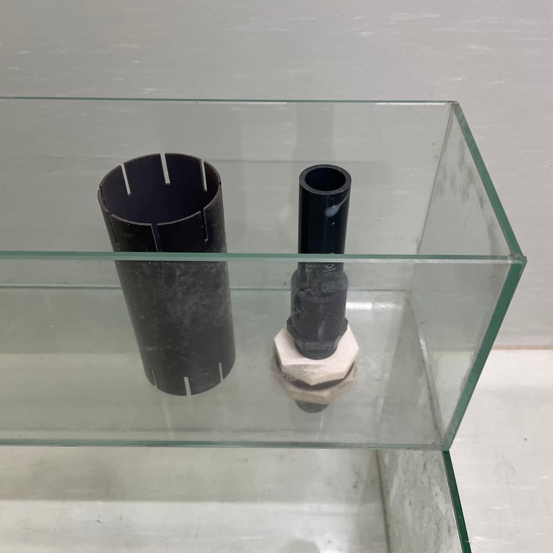 ２段式オーバーフロー リフジウムガラス水槽 ロータイプ