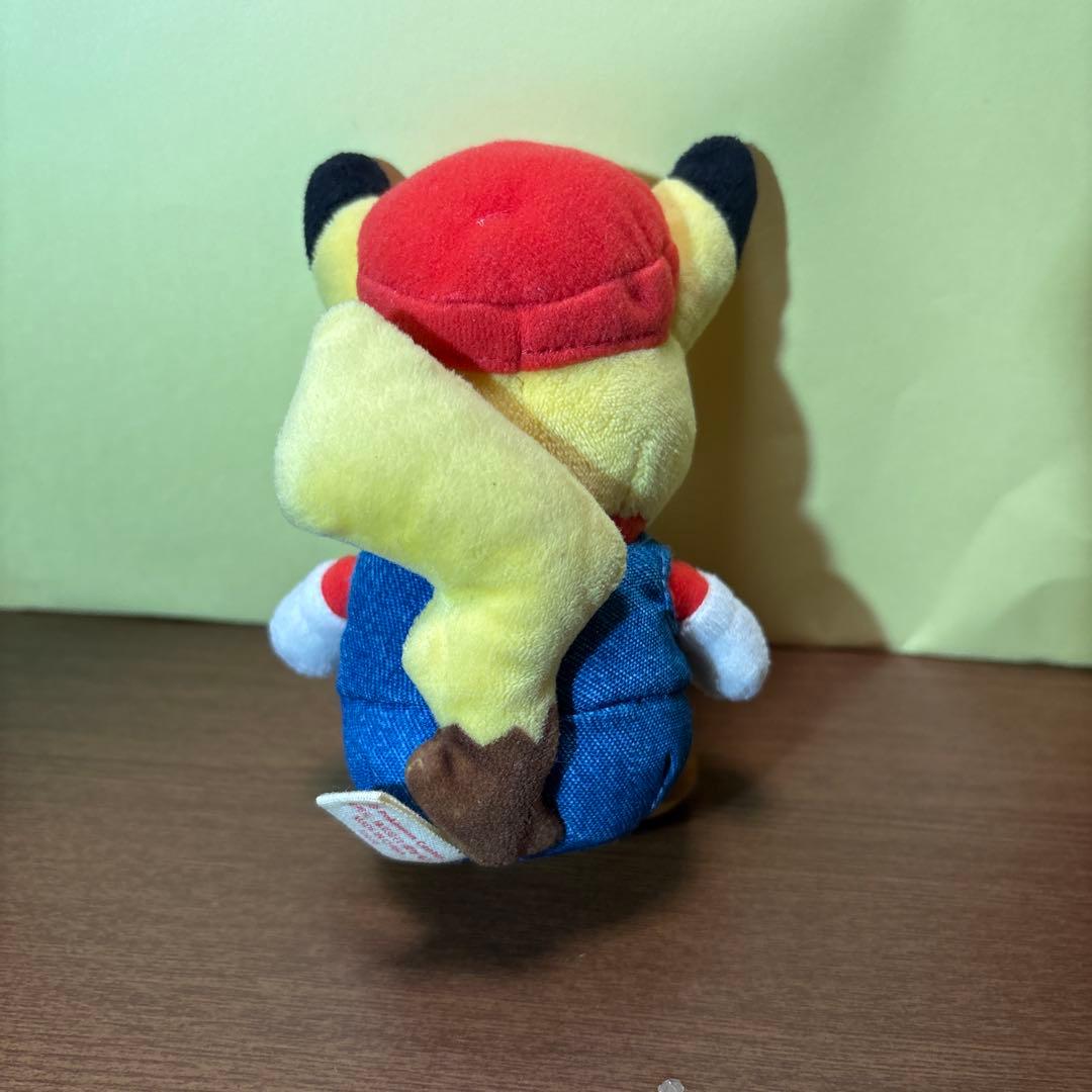 ピカチュウ マリオコスチューム ぬいぐるみ