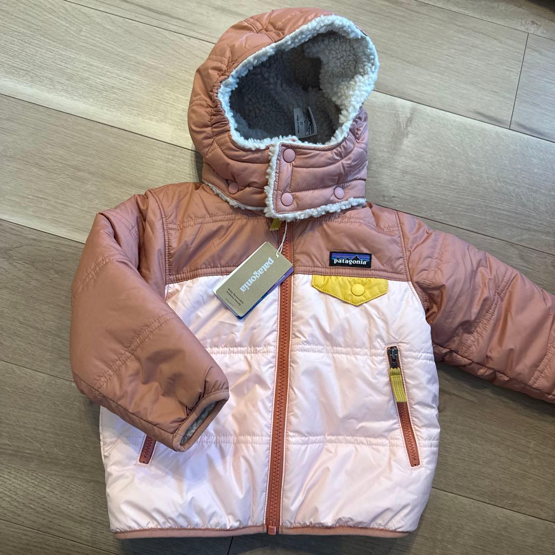 【新品タグ付き】patagonia シーフォームピンク 中綿コート 2T