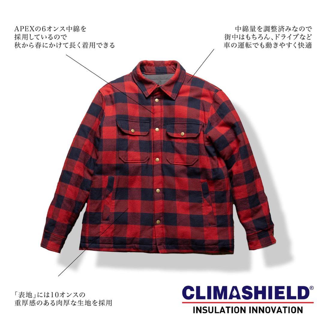 ２*ｇ様 JapanMade屋　大人が着れる\"柄\"アウター 「中綿チェックシャツ