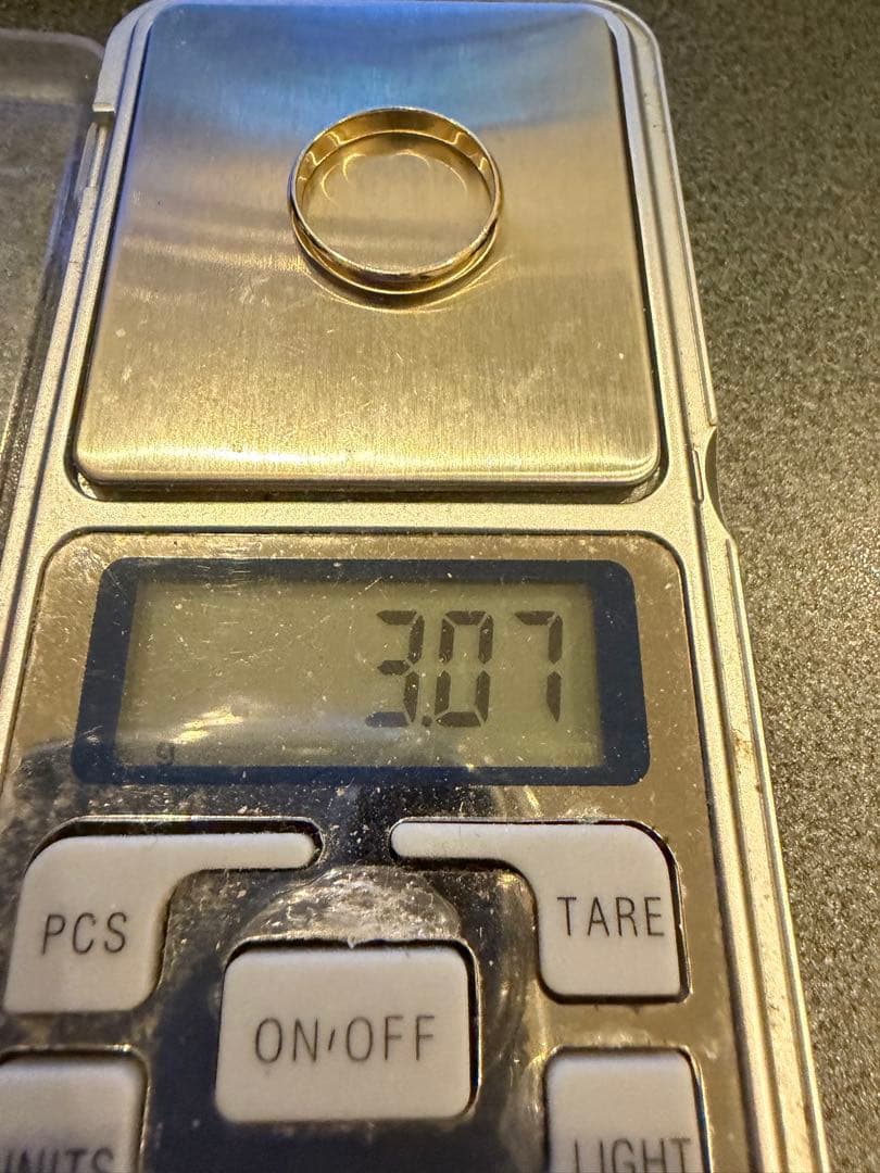 k18 750 指輪　リング　16号　造幣局ホールマーク　鑑定済み　3g