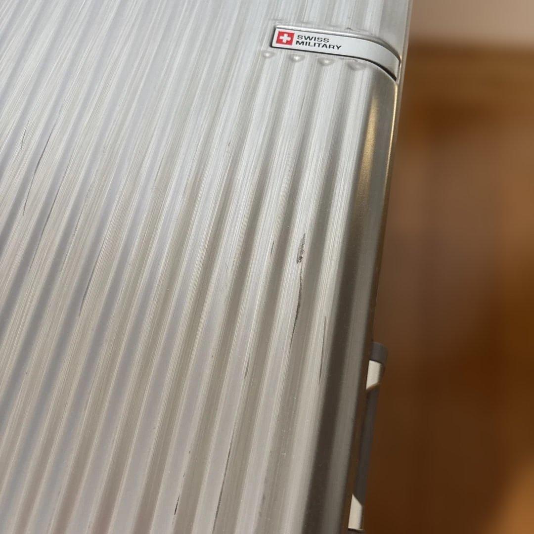 スイスミリタリー スーツケース 105L シルバー SWISS MILITARY