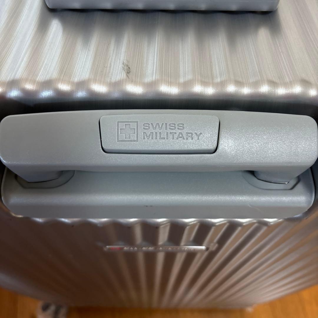 スイスミリタリー スーツケース 105L シルバー SWISS MILITARY
