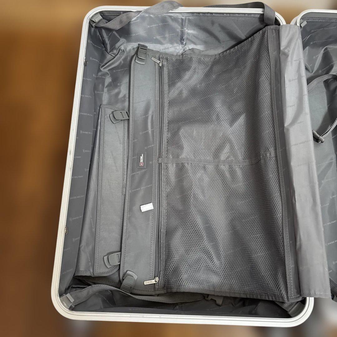 スイスミリタリー スーツケース 105L シルバー SWISS MILITARY