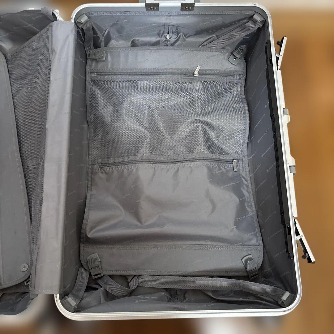 スイスミリタリー スーツケース 105L シルバー SWISS MILITARY