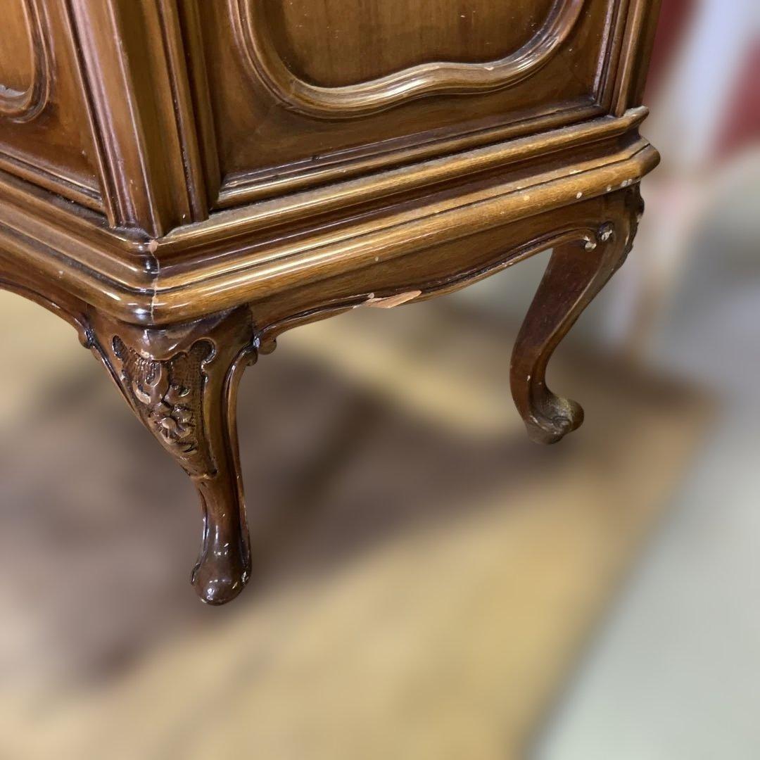 【象嵌】キャビネット◆ヴィンテージ◇程度良好◆鍵付き◇