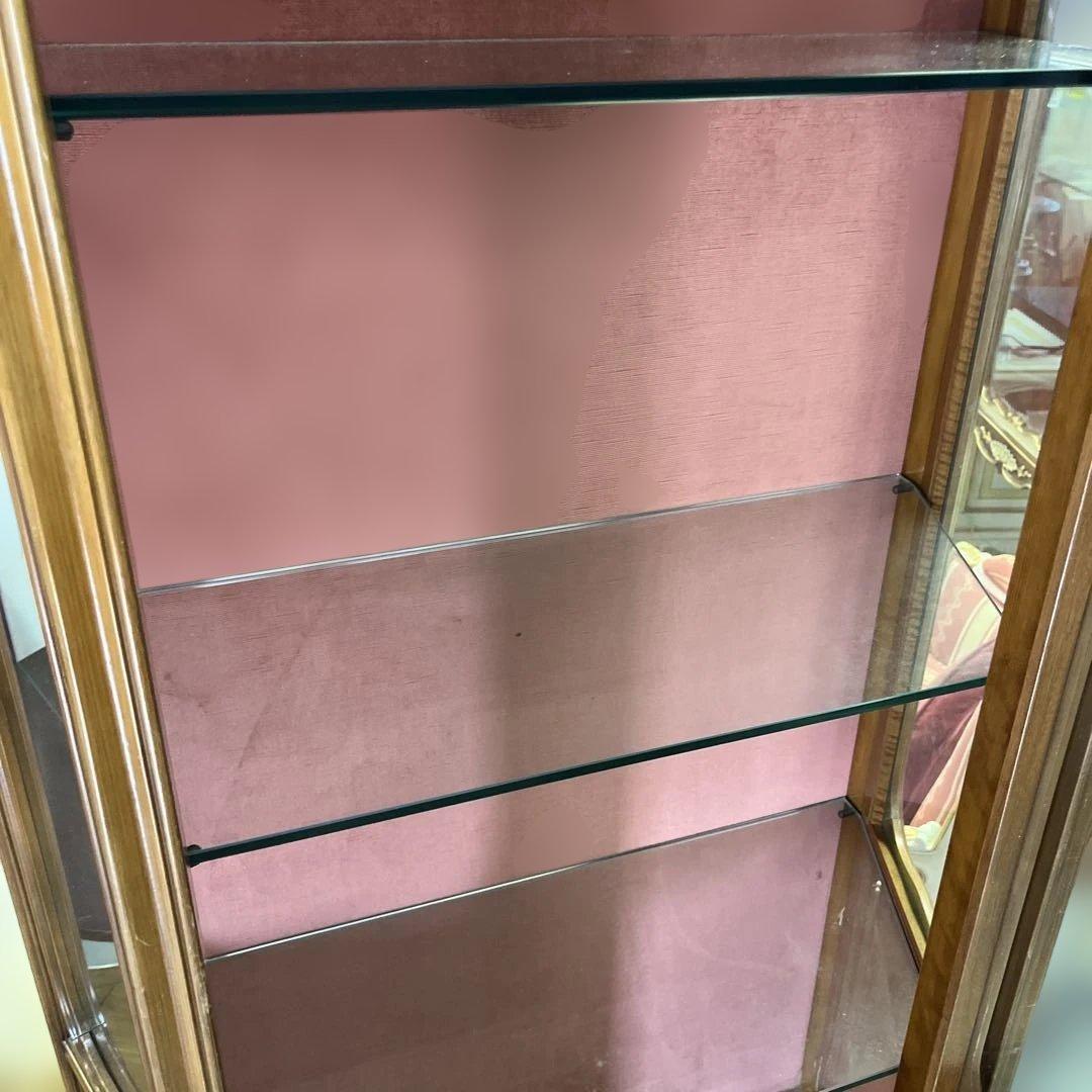 【象嵌】キャビネット◆ヴィンテージ◇程度良好◆鍵付き◇