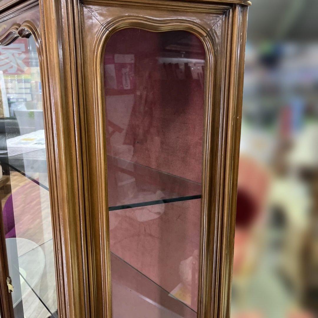 【象嵌】キャビネット◆ヴィンテージ◇程度良好◆鍵付き◇