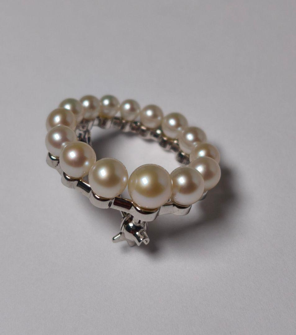 【美品 最高級!!】ミキモト ブローチ パール サークル フォーマル 皇室御用達