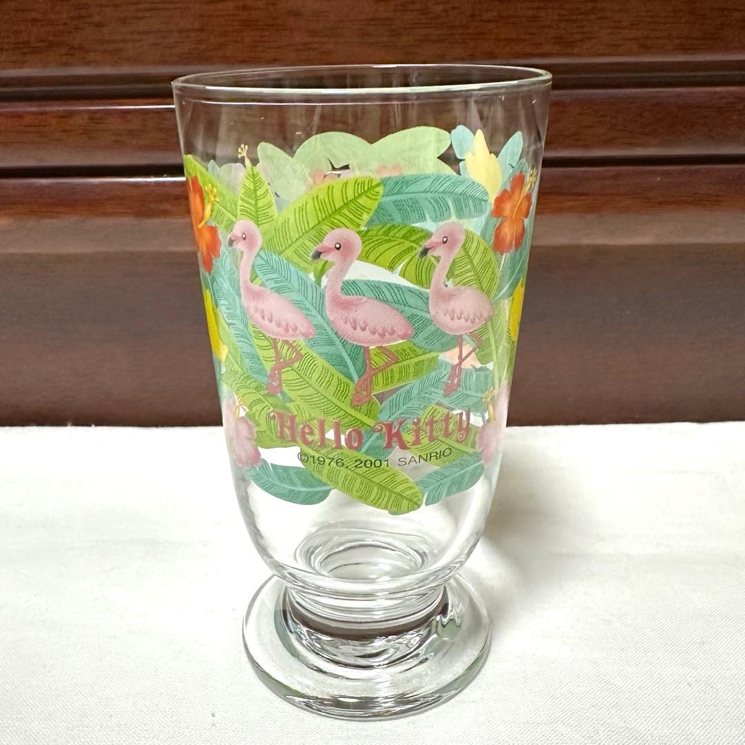 希少品　サンリオ　ハローキティ　トロピカル　ハイビスカスキティ　グラスまとめ売り