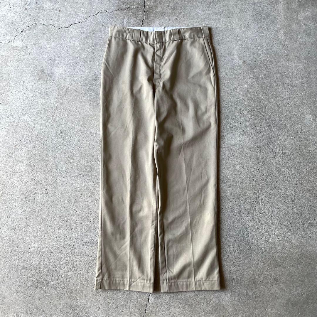 80s チビタグ Dickies USA製 874 ワークパンツ W34 L32