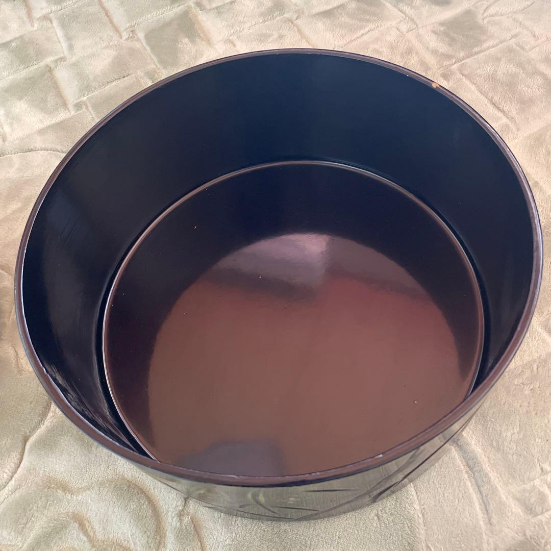 赤黒漆器 円形 椀