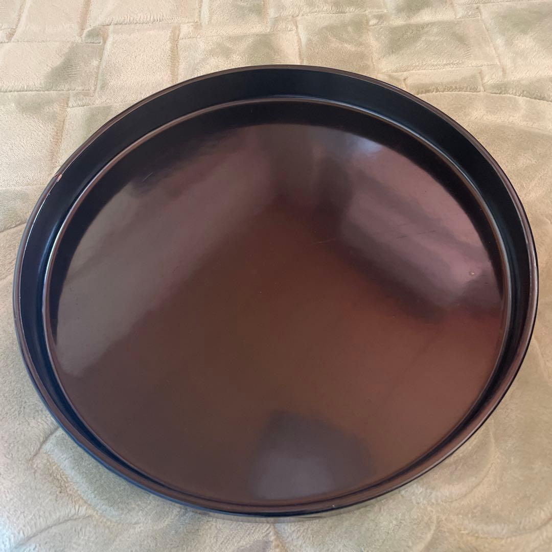 赤黒漆器 円形 椀