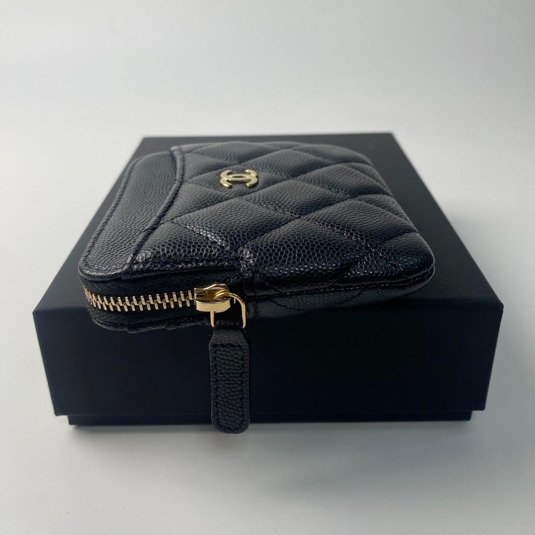 シャネルCHANEL ジップパース キャビアスキン AP2061ランダム.