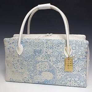 お洒落！！ 京都 西陣織 正絹帯地 使用 利休バッグ お茶席 241221