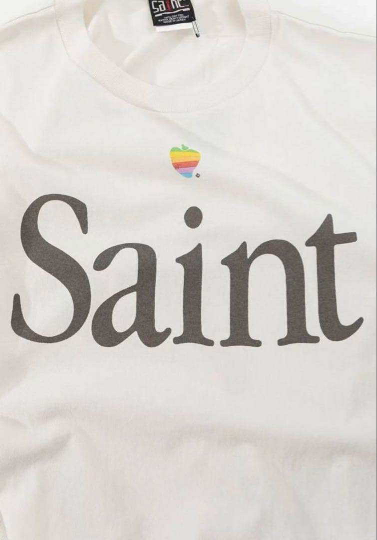 と*し様 SAINT Mxxxxxx 23ss 半袖Tシャツ ホワイト