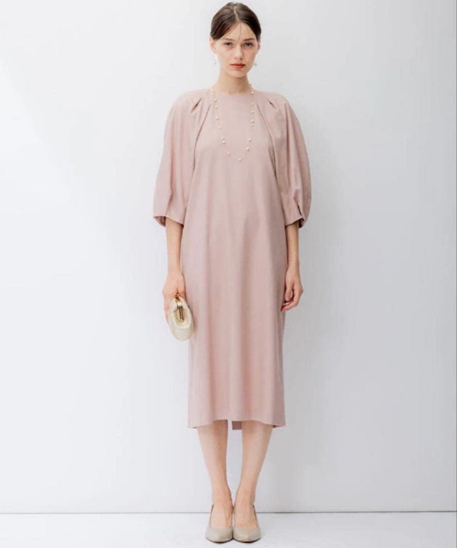 23区 大きいサイズ ボリュームスリーブドレス 結婚式 オケージョン