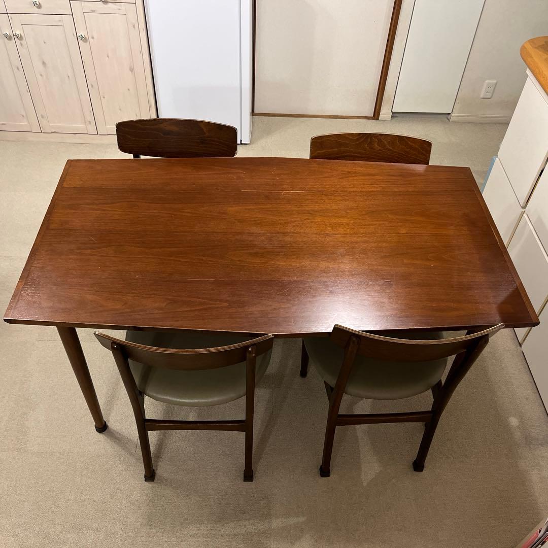 引取り限定Karf Streamダイニングテーブル チェア5点セット