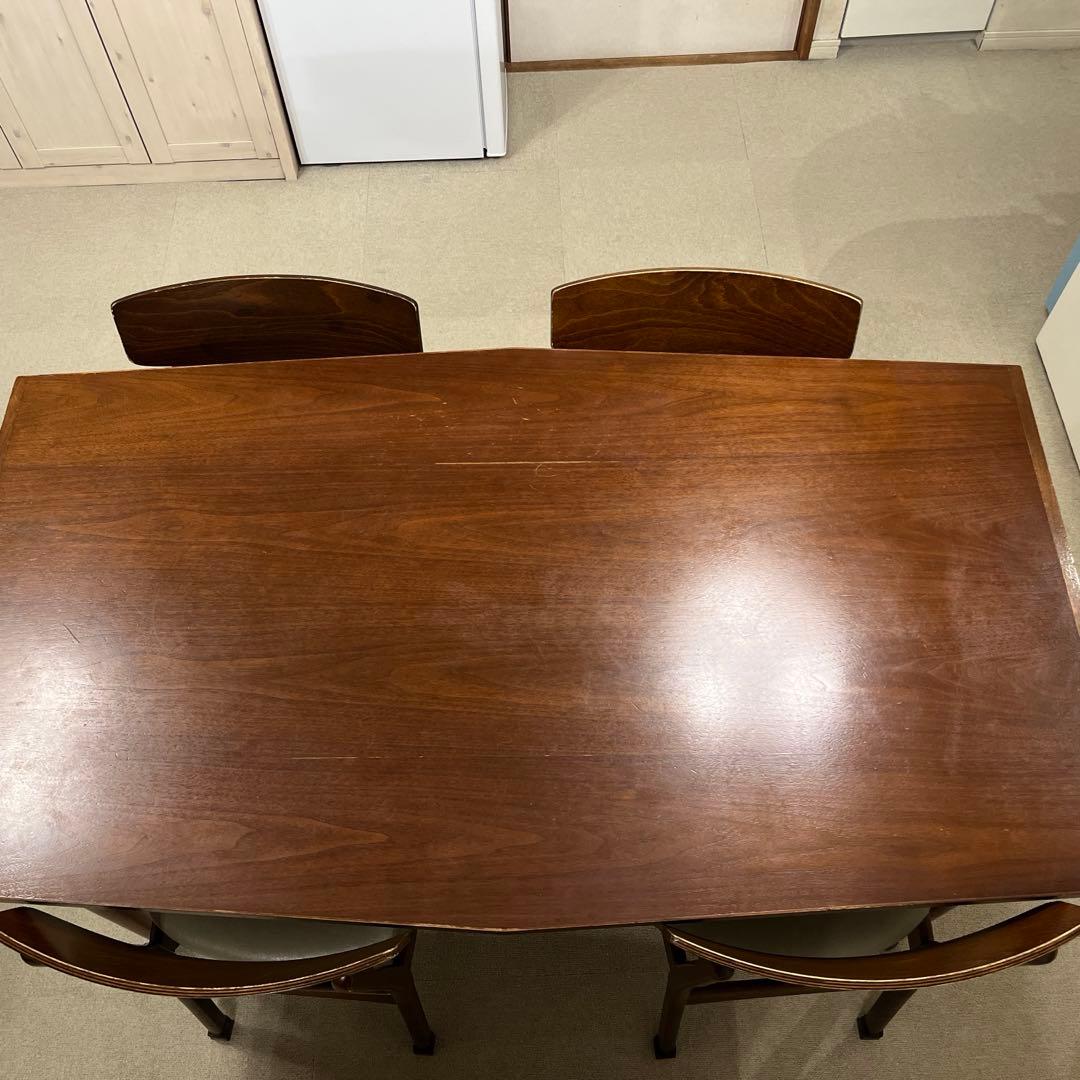 引取り限定Karf Streamダイニングテーブル チェア5点セット