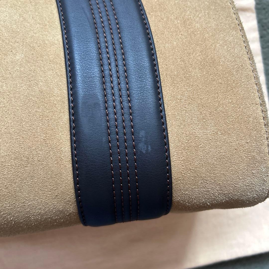 ロエベ トートバッグ ブラウン アナグラム スエードレザー