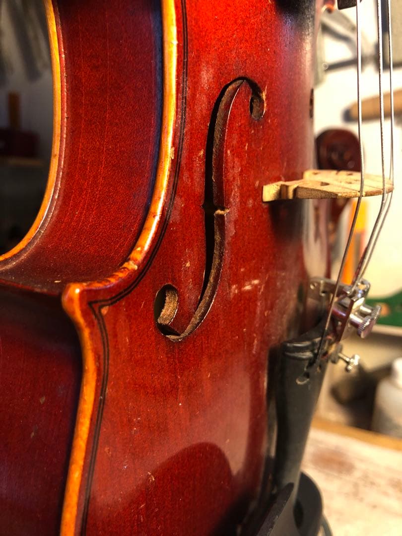 【駒&魂柱調整済】Suzuki分数バイオリンNo220 1/4 1971