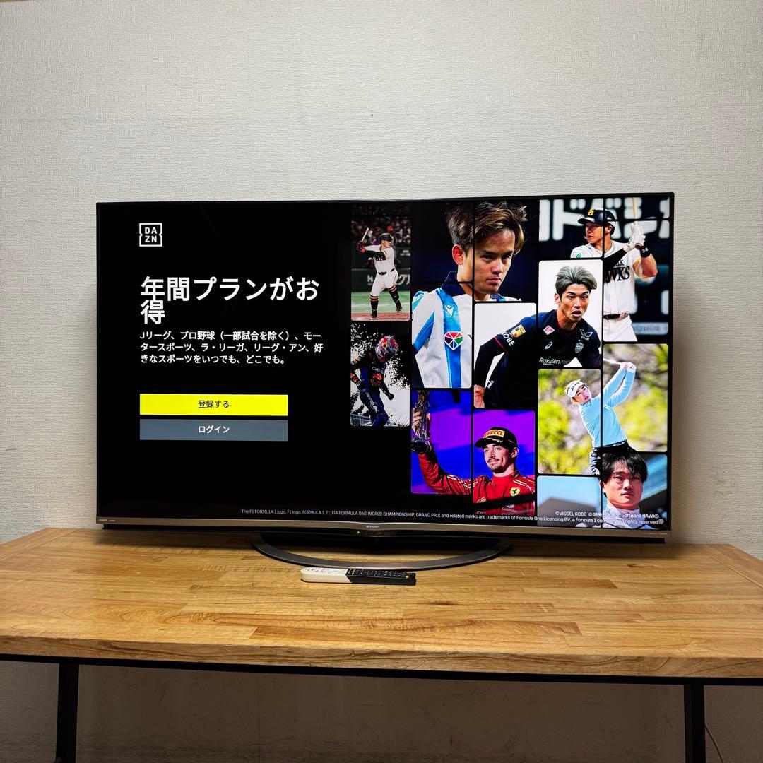シャープ 60V型 4K 液晶テレビ Android TV 4T-C60AJ1