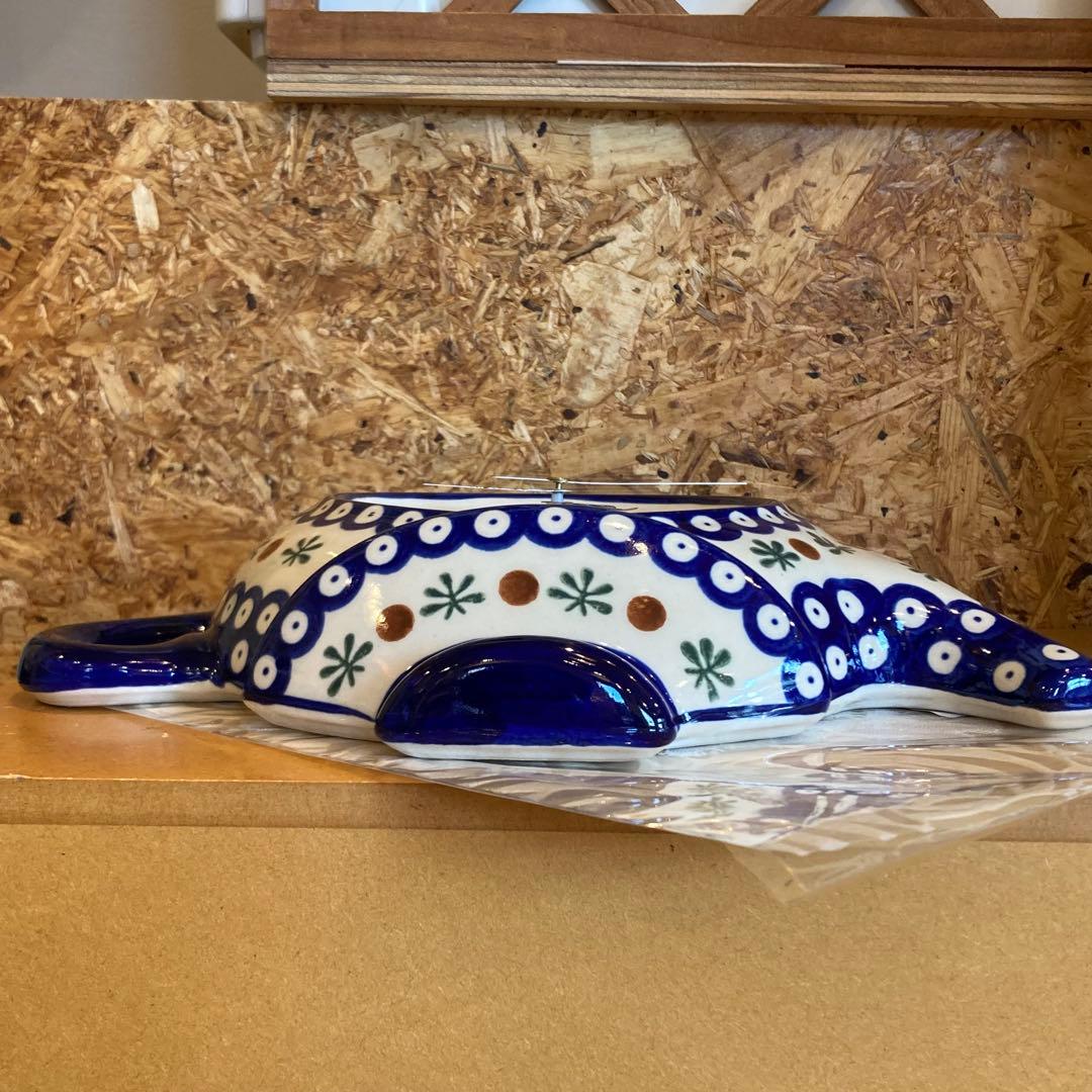 ポーリッシュポタリー＊時計　ポット型