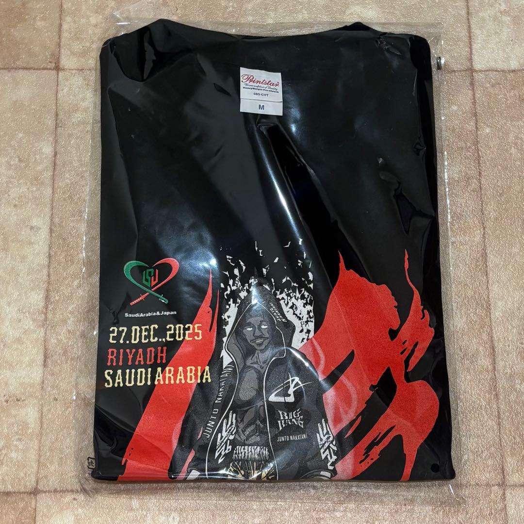 中谷潤人選手　リヤドシーズンTシャツ(Mサイズ)