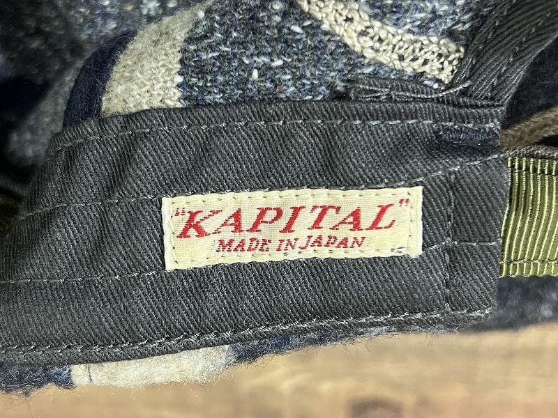 美品 キャピタル 米軍 A-3 アーミー ミリタリー キャップ ネイビーグレー