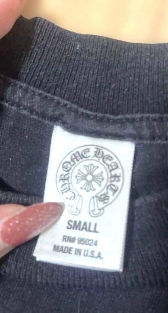 CHROME HEARTS ポケットTシャツ S ブラック 美品 正規品
