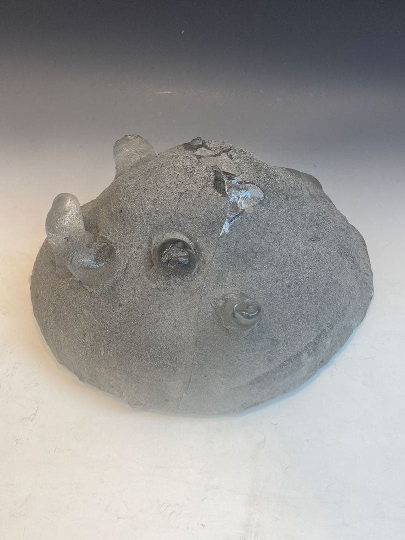 鯉江良二 作 「MASK」ガラス作品 共箱 希少作品 キズあり