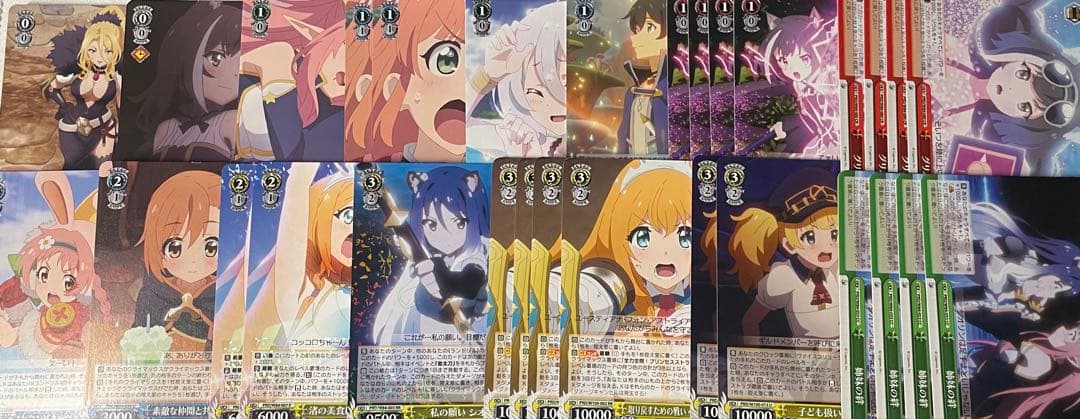 プリコネ　ヴァイスシュヴァルツ　デッキ＋パーツ